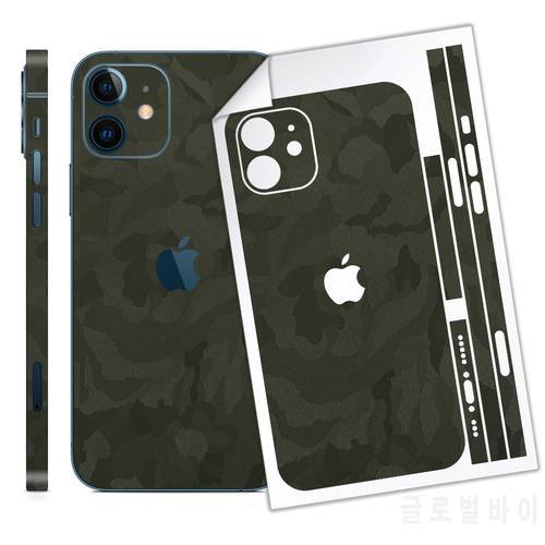 YCSTICKER Luxury Protective 3M Vinyl Skin Decal Wrap Film Premium Ultra Slim Cover Back Sticker 3D Texture for iPhone 12 Pro