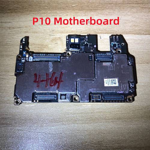 4+64gb For HUAWEI P10 Motherboard Disassemble Unlocked Mainboard For HUAWEI P10 Logic Board With Full Chips