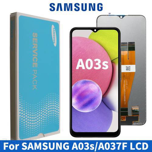 6.5 Original Display For Samsung Galaxy A03s LCD A037F A037M A037FD A03S display Touch Screen Digitizer For Samsung A03s LCD