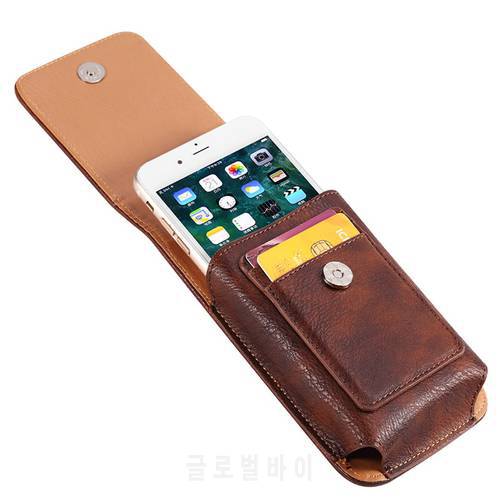 Universal Belt bag for Swissvoice C50s G50 Packet Portable Leather belt bag Magnetic buckle phone case for NUU A10L A11L