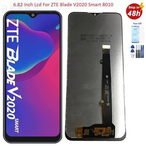 6.82 Inch Lcd For ZTE Blade V2020 Smart Lcd Display With Touch Screen Assembly For ZTE V2020 Smart Display 8010 LCD