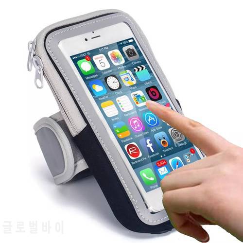 Waterproof Sports Cell Phone Arm Bag Men Women Universal Running Arm Case Mobile Phone Pouch Sport Armband Bag Fitness Accessory