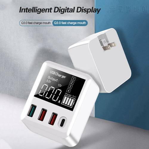 30/40W Quick Charge QC3.0 USB Charger Wall Travel Mobile Phone Adapter Fast Charger USB Charger For iPhone Xiaomi Huawei Samsung