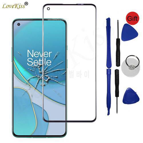 Front Panel For Oneplus 5 5T 6 6T 7 7T 8T 1+ 7T Oneplus7 Oneplus8T Touch Screen TP Glass Cover Not LCD Display Digitizer Sensor