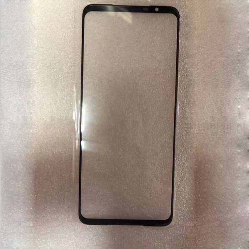 For Asus ROG Phone 5 ZS673KS I005D Lcd Outer Glasslens Touch Screen Display Front Glass Lens Cover Panel Touchpad Replacement