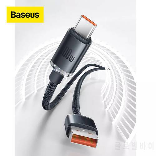 Baseus 100W USB Type C Cable For HUAWEI Xiaomi 5A PD fast charging USB C Cable Mobile Phone Quick Charger Type-C Cable Wire Cord