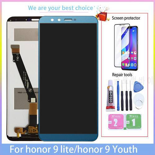 For Huawei Honor 9 Lite Original Lcd Display With Frame LLD-L31/L21/L11/AL0 Touch Screen Digitize Assembly Honor 9 Youth Edtion