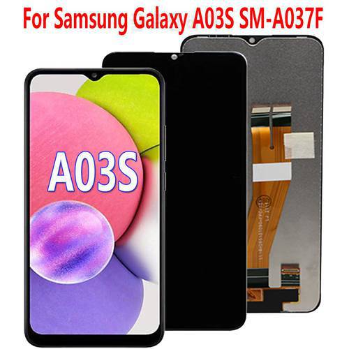 6.5&39&39 Original Display For Samsung Galaxy A03s LCD A037F A037M A037FD Display Touch Screen Digitizer For Samsung A03s LCD