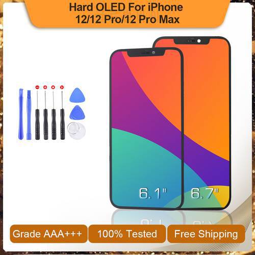 Best Hard OLED Screen Replacement For iPhone 12 12 Pro 12 Pro Max Display 3D Touch Digitizer Assembly With Wholesale Price