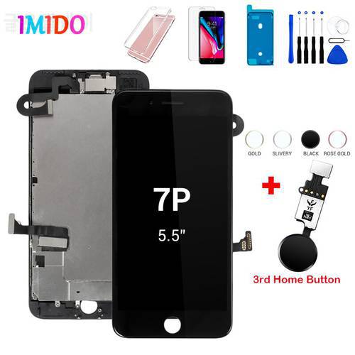 OEM LCD Complete Screen for iPhone 7 8 Plus 7P Display Touch Digitizer Full Assembly Replacement with Home Button Grade AAA+++