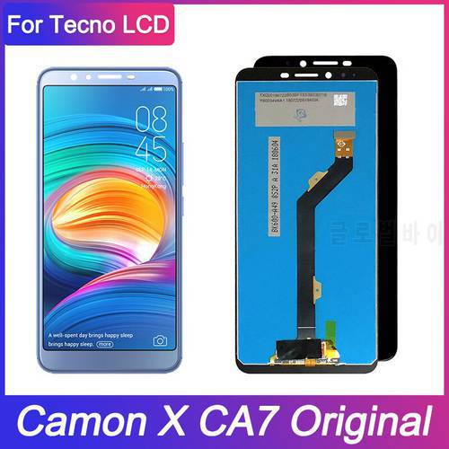 100% Test 6.0&39&39 Lcd for Tecno Camon X CA7 LCD Display Touch Screen Digitizer Assembly for Tecno CA7 Screen Repair Parts