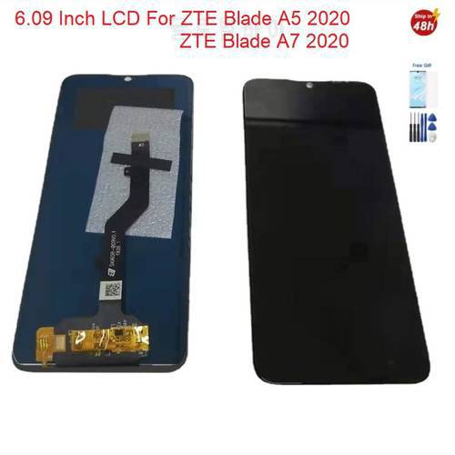 6.09 Inch for ZTE Blade A5 2020 Lcd A7 2020 Display Touch Screen Digitizer Assembly for ZTE Blade A7 2020 Lcd A5 2020 Screen
