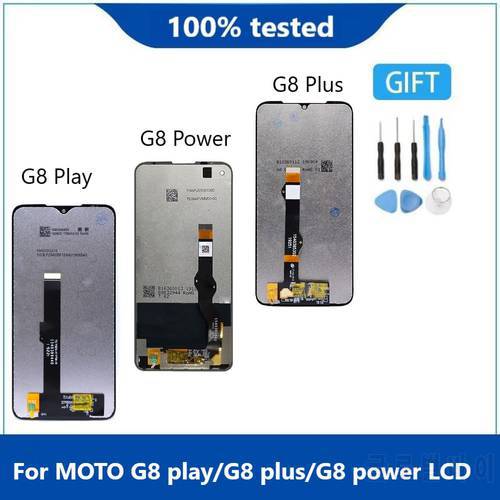 Original For Motorola G8 Play G8 Plus G8 Power LCD Display Touch Screen XT2019 Xt2015 Digiziter Assembly For MOTO G8plus G8 LCD