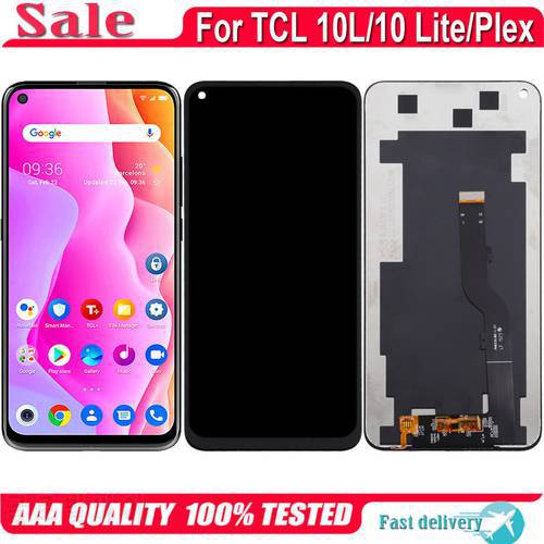 Original For TCL 10L 10 Lite 10Lite T770H T770B LCD Display Touch Screen Replacement Digitizer For TCL Plex T780H LCD Panel