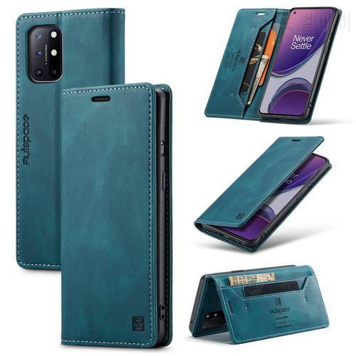 Oneplus 8T Case Wallet Magnetic Card Flip Cover For One Plus 8T Case Luxury Leather Phone Cover Stand