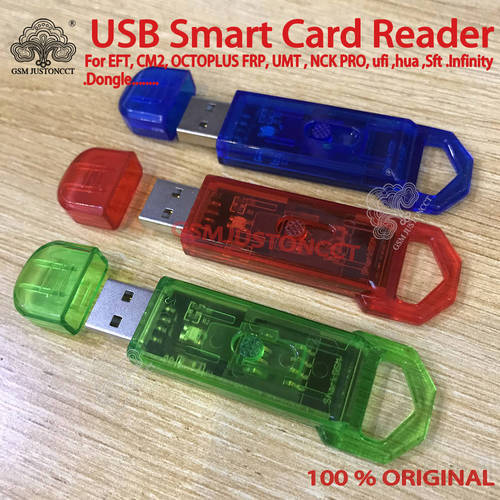 Original High speed USB Smart Card Reader For EFT, CM2, OCTOPLUS FRP, UMT , NCK PRO, ufi ,hua ,Sft .Infinity .BB5.Dongle..