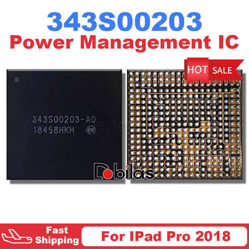 1Pcs 343S00203 343S00203-A0 For iPad Pro 2018 Power IC BGA PM IC PMIC Power Management IC Integrated Circuits Chip Chipset