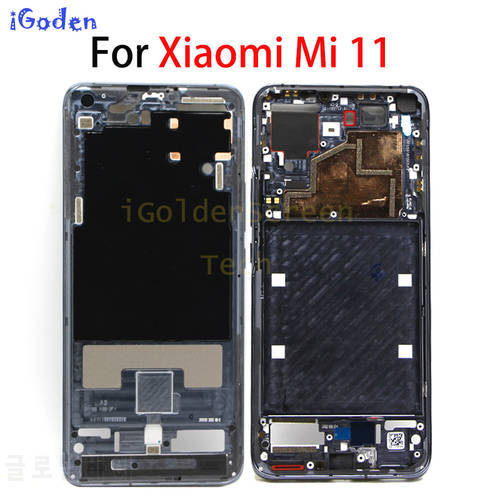6.81&39&39original middle frame for xiaomi mi 11 for mi 11 Midframe Bezel Chassis Plate