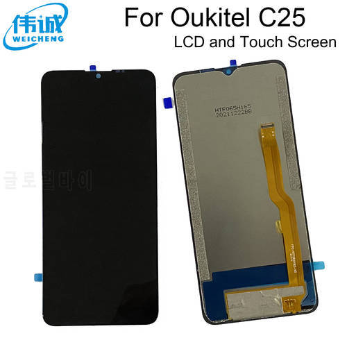 6.52 inch OUKITEL C25 LCD Display+Touch Screen Digitizer Assembly 100%Original LCD+Touch Digitizer for OUKITEL C25 LCD Sensor