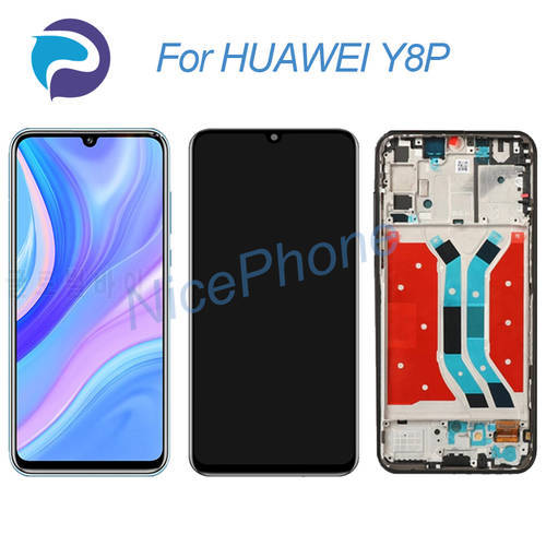 for HUAWEI Y8P LCD Screen + Touch Digitizer Display 2400*1080 AQM-LX1 Y8P Y8 2020 LCD Screen display