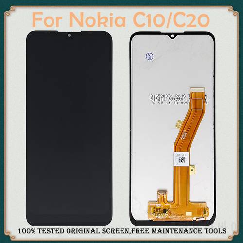 Original Screen For Nokia C10 C20 LCD Display Touch Screen Digitizer For Nokia C20 21 Plus LCD Replacement