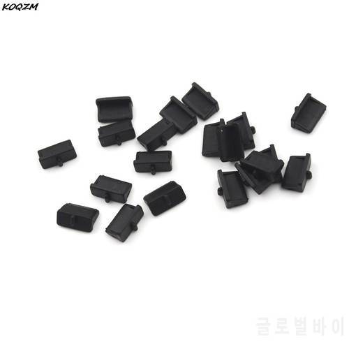 5Pcs/20Pcs Black Soft Plastic USB Port Plug Cover Cap Anti Dust Protector for Female End 2022 New