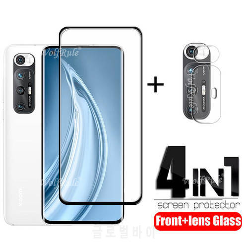 4-in-1 For Xiaomi Mi 10s Glass For Mi 10s Tempered Glass Phone Film HD Screen Protetor For Xiaomi Mi 10s 10 s Mi10s Lens Film