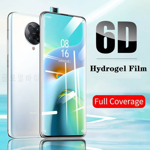 6D Soft Full Cover Front Hydrogel Film Screen Protector For XIaomi Redmi K30 Ultra/ K30 Pro TPU Protective Film Not Glass