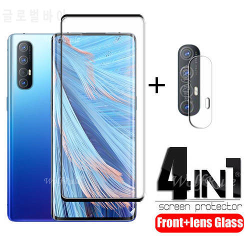 4-in-1 For OPPO Find X2 Neo Glass For Find X2 Neo Phone Film HD Protective Glass Screen Protector For Find X2 Neo Lens Glass 6.5