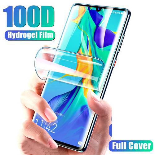 100D Hydrogel Film Phone Screen Protector for Huawei P20 Lite P10 Plus 9H HD Film Glass on Huawei P8 P9 Lite 2017 P20 Pro P10