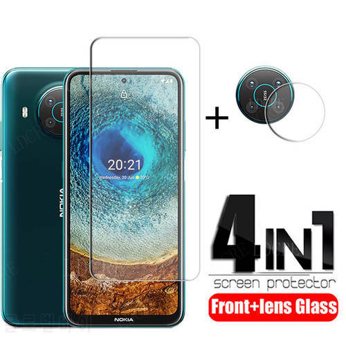 4-in-1 For Nokia X10 Glass For Nokia X10 Tempered Glass HD Screen Protector Protective Camera Film For Nokia X20 X10 Lens Glass