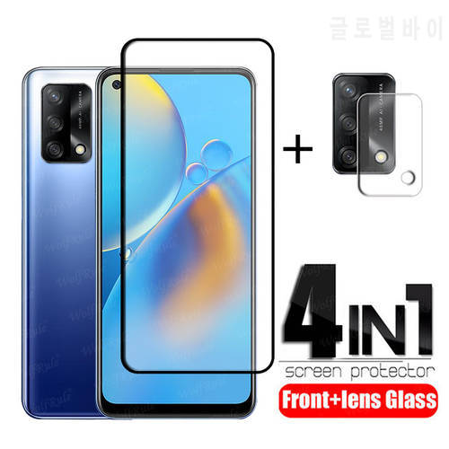 Full Cover Glass For OPPO A74 Glass For OPPO A74 Tempered Glass Film Protective Screen Protector For OPPO A54 A94 A74 Lens Glass