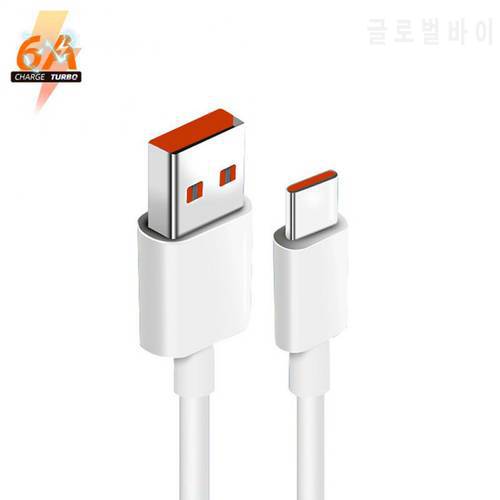 6A 66W USB Type C Super-Fast Cable For Xiaomi Mi 11 Lite/Mi 11 Lite 5G/Mi 11i/Mi 11X Fast Charging USB-C Charger Cable Data Cord