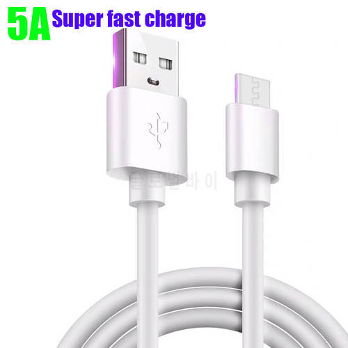 Factory Outlet 5A Fast Charging White Black Usb Cable Type C Wire Charger Micro Usb C Cable For Huawei Sumsang Xiaomi