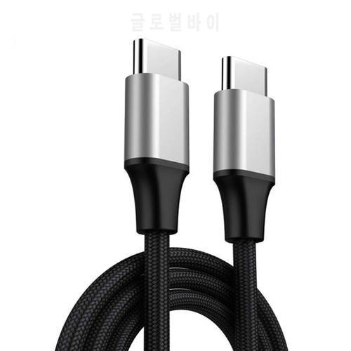 USB C to USB C Type C Cable Male to Male 3A PD Fast Charging Data Charger Cable