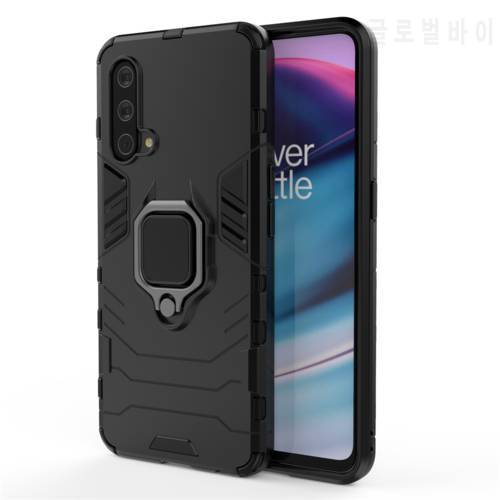 For OnePlus Nord CE 5G Case Luxury Ring Back Cover Armor ShockProof Case For OnePlus Nord CE 5G Phone Case