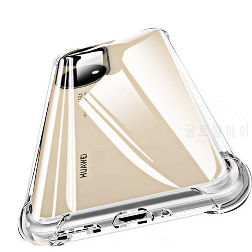 Shockproof Soft Case for Huawei P50 Pro P40 P30 Pro Silicone Clear Back Full Cover Case for P40 Pro Plus Lite E P30 P Smart 2021