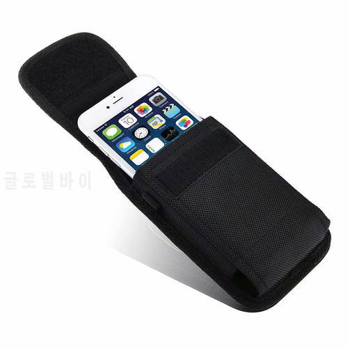 Belt Pouch For OnePlus 9 Pro 9R Case Flip Cover Holster Metal Clip Nylon Waist Phone Bag for Men
