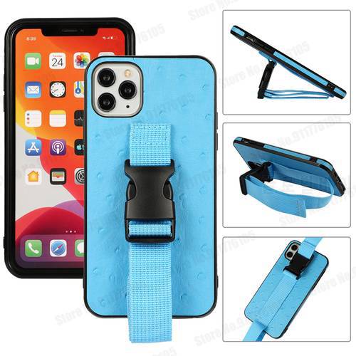 Sports Armband Phone Holder Case For Iphone 12 11 PRO MAX XR 7G 8G XS MAX Anti Fall Crossbody Lanyard Phone Case Protect Cover