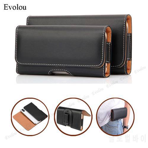 6.1/5.4/6.7&39&39 Waist Bag For iPhone 13 Pro Max 13 mini Leather Magnetic Vertical Phone Belt Case For iPhone 12 Pro Pouch Cover