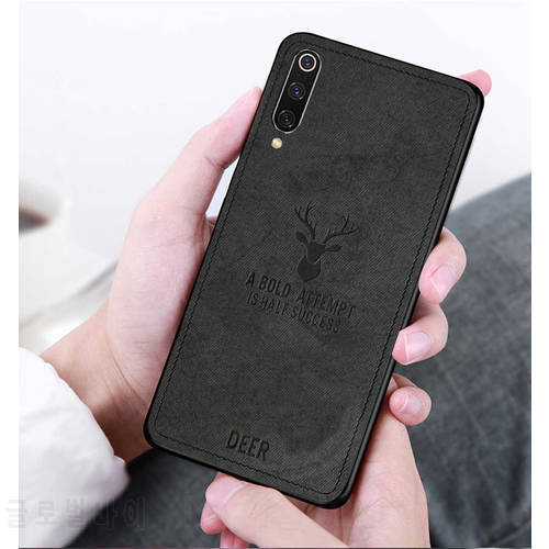 Soft Fabric Back Cover For Huawei P40 Lite P40 Pro Light P40 Lite E Y5P Y6P Y7P Y8P 2020 Cloth Deer Texture Phone Case Coque