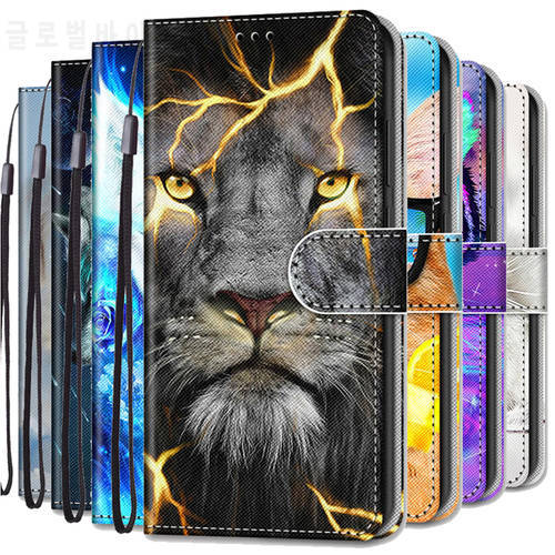 Poco M5 2022 Luxury 3D Emboss Animal Leather Case for Xiaomi Poco M5s Flip Cover Poco X4 NFC M3 M 5 M5s C40 M4 Pro Wallet Funda