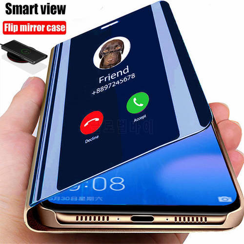 Flip Smart Mirror Case for Samsung Galaxy A50 A51 A72 A71 A70 A52 J4 J6 A6 A32 A22 A12 A20 A20e A20s A30 A31 A42A7 A8 A82 Cover