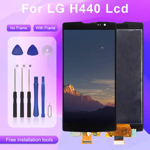 Catteny Promotion For LG H440 Lcd H440 H442 Touch Screen Digitizer Assembly With Frame H443 Display Free Shipping With Tools