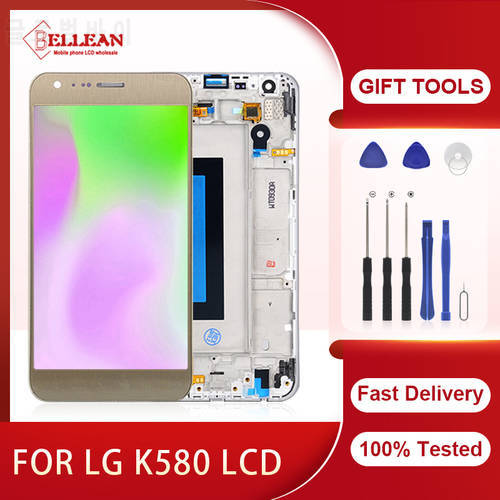 Catteny 5.2 Inch For LG K580 LCD Touch Screen Digitizer Assembly For LG X Cam Display With Frame Free Shipping
