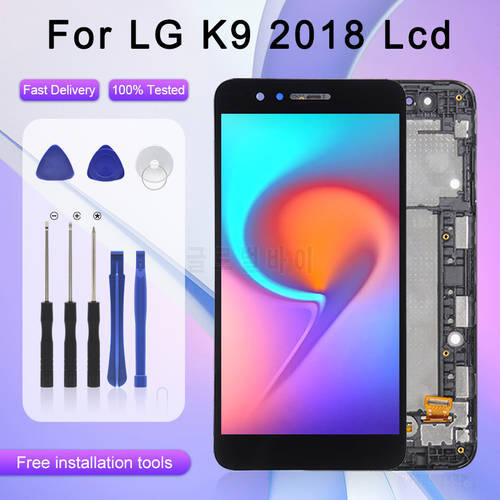 K9 2018 Display For LG X2 LCD Touch Screen Digitizer X210k X210 HM K9 Assembly With Frame Replacement Parts Free Shipping