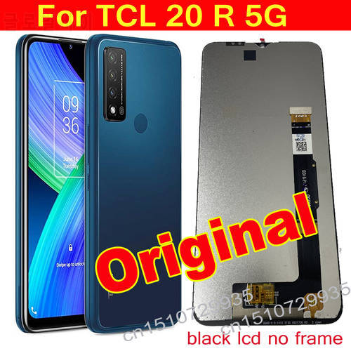Best Working LCD For TCL 20 R 5G Display Touch Panel Screen Digitizer Assembly Sensor Replacement 20R Glass Pantalla + Frame