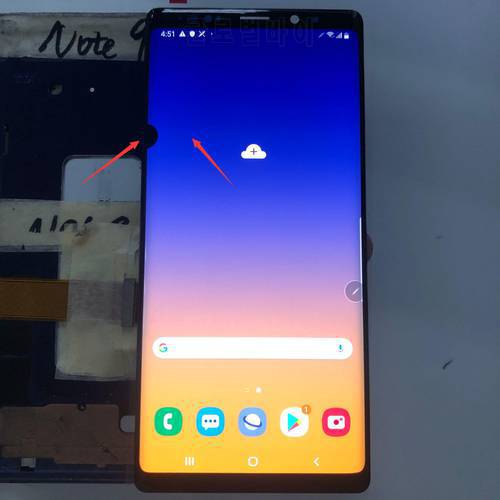 For Samsung Galaxy Note 9 LCD Single Choice Point Line Note9 N960F N960U LCD Display Touch Screen Digitizer Assembly No Frame