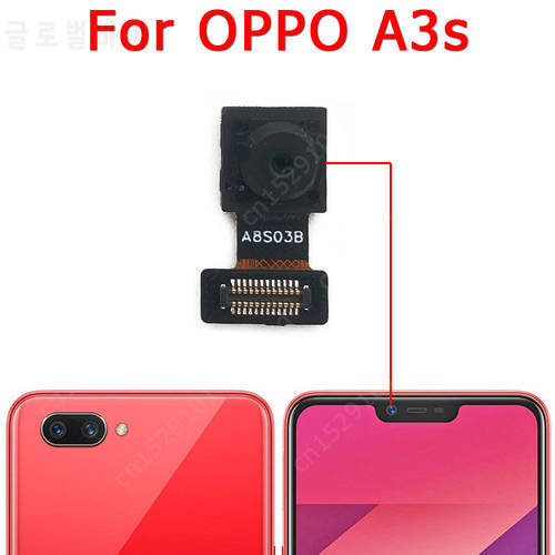 Original Front Camera For OPPO A3s Frontal Selfie Small Camera Module Phone Accessories Replacement Repair Spare Parts