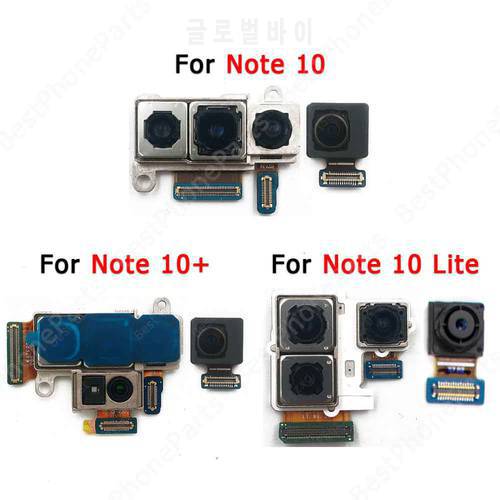 Original Rear Front Camera For Samsung Galaxy Note 10 Plus Lite N770 N970 N975 Back Small Frontal Backside Selfie Camera Module